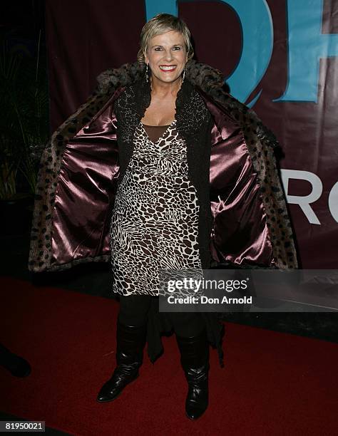 Susie Elelman attends the Australian Premiere of Cirque du Soleil's `Dralion' in the Entertainment Quarter on July 16, 2008 in Sydney, Australia.