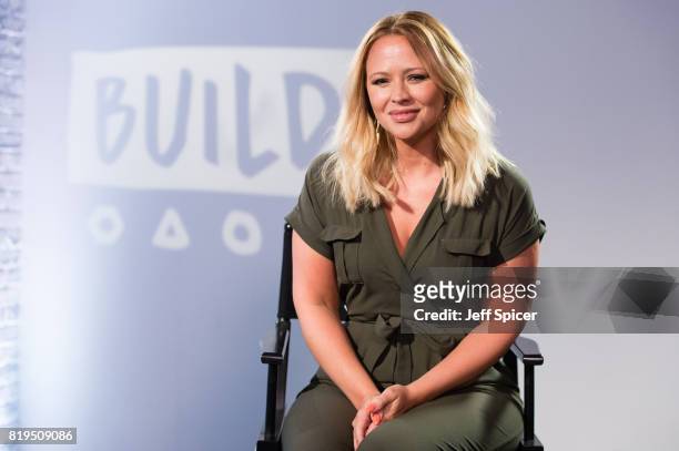 Kimberley Walsh during a BUILD event at AOL London on July 20, 2017 in London, England.