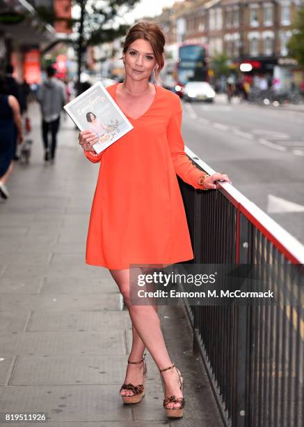 Great British Bake Off Winner Candice Brown signs copies of her new book 'Comfort: Delicious Bakes and Family Treats' at WH Smith, Wood Green on July...