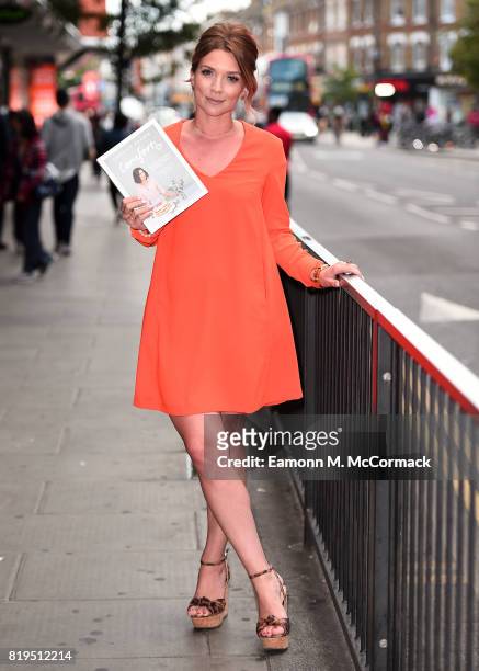 Great British Bake Off Winner Candice Brown signs copies of her new book 'Comfort: Delicious Bakes and Family Treats' at WH Smith, Wood Green on July...