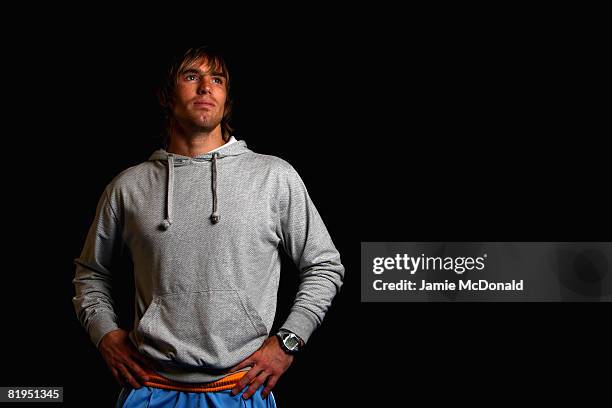 Craig Fallon of the British Olympic Judo Team poses for a photograph during the Team GB Kitting Out at the NEC on July 16, 2008 in Birmingham,...