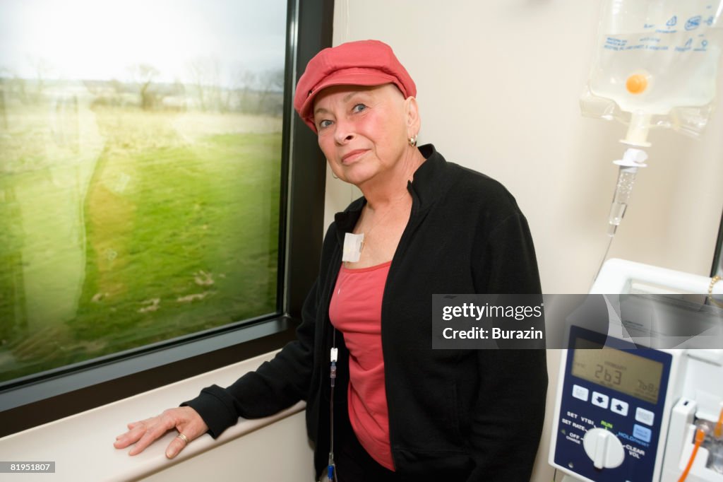 Cancer patient getting Chemotherapy
