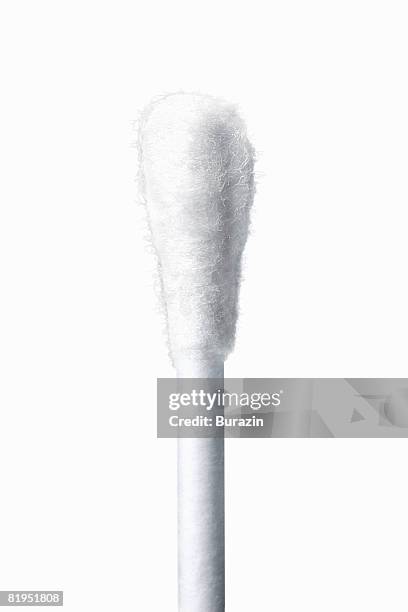 cotton ear swab - cotton stockfoto's en -beelden