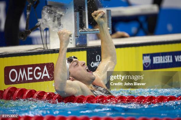 Olympic Trials: Garrett Weber-Gale victorious after winning 100M Freestyle Preliminary Round and setting national record with 47.78 time at Qwest...