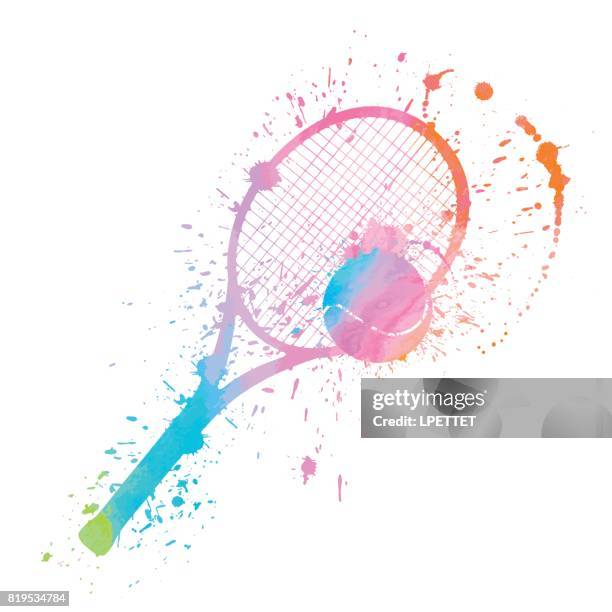 24点のpink Tennis Racketイラスト素材 Getty Images