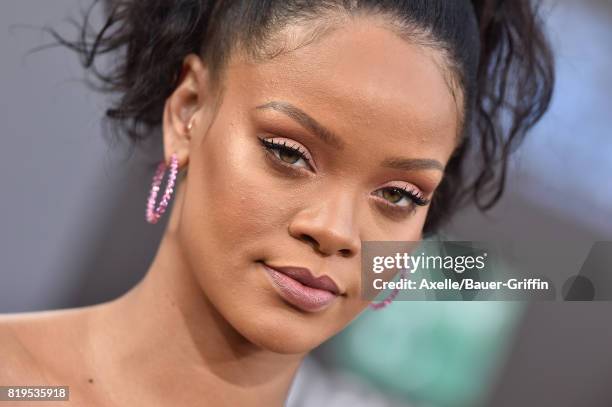 Singer/actress Rihanna arrives at the Los Angeles premiere of 'Valerian and the City of a Thousand Planets' at TCL Chinese Theatre on July 17, 2017...