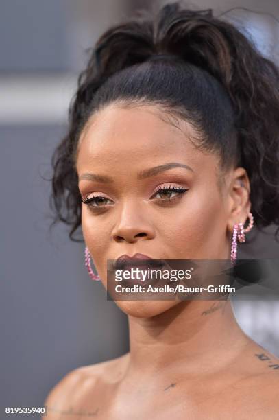 Singer/actress Rihanna arrives at the Los Angeles premiere of 'Valerian and the City of a Thousand Planets' at TCL Chinese Theatre on July 17, 2017...