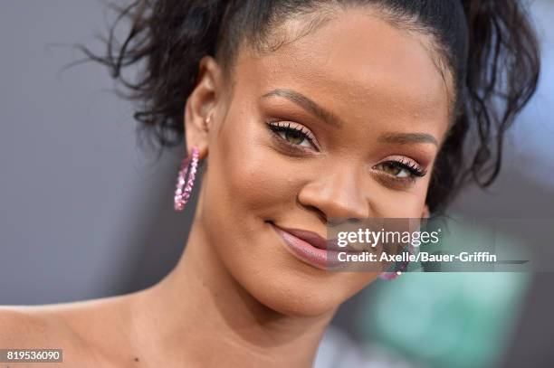 Singer/actress Rihanna arrives at the Los Angeles premiere of 'Valerian and the City of a Thousand Planets' at TCL Chinese Theatre on July 17, 2017...