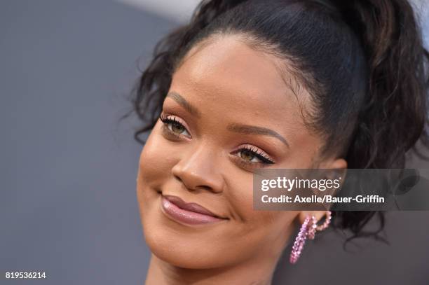 Singer/actress Rihanna arrives at the Los Angeles premiere of 'Valerian and the City of a Thousand Planets' at TCL Chinese Theatre on July 17, 2017...