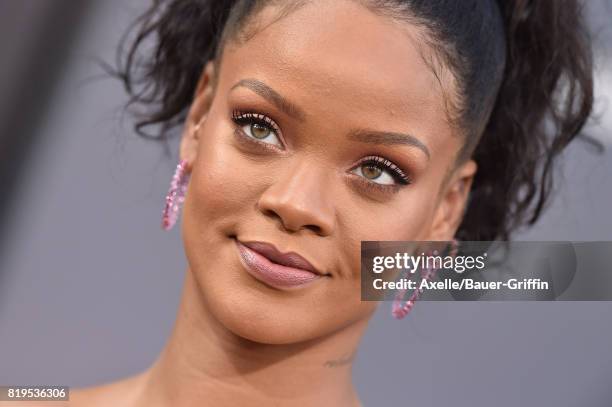 Singer/actress Rihanna arrives at the Los Angeles premiere of 'Valerian and the City of a Thousand Planets' at TCL Chinese Theatre on July 17, 2017...