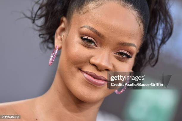 Singer/actress Rihanna arrives at the Los Angeles premiere of 'Valerian and the City of a Thousand Planets' at TCL Chinese Theatre on July 17, 2017...