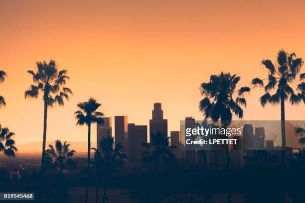 downtown los angeles - hollywood stock pictures, royalty-free photos & images