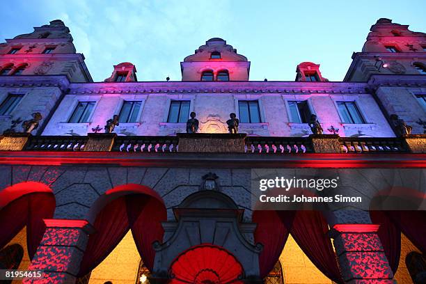 General outside view of the Thurn and Taxis Castle during the Thurn and Taxis Castle Summer Festival on July 16, 2008 in Regensburg, Germany.