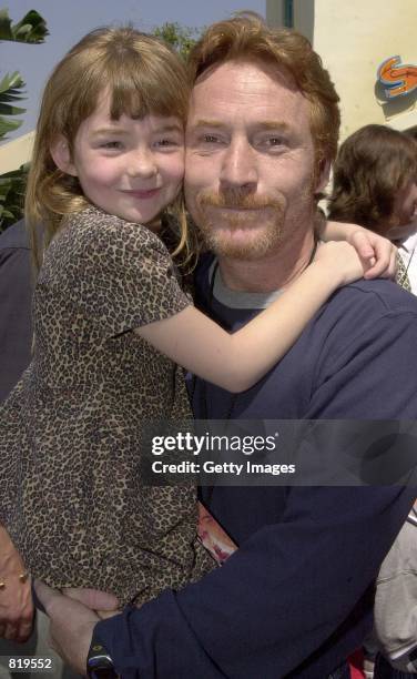 Actor/DJ Danny Bonaduce and his daughter Isabella arrive for the premiere of the new movie "Spy Kids" March 18, 2001 at Disney's California Adventure...