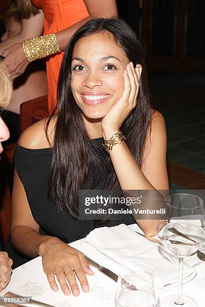 Rosario Dawson attends day one of the Ischia Global Film and Music Festival on July 16, 2008 in Ischia, Italy.