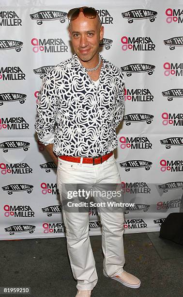 Television personality Robert Verdi attends a party hosted by Vans and Marisa Miller celebrating Vans by Marisa Miller at Cabana at the Maritime...