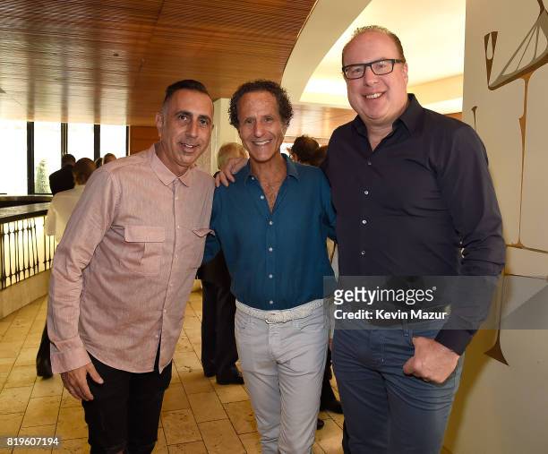 Rick Sackheim, Daniel Glass and Steve Bartels, CEO of Def Jam Recordings attend City of Hope's The New York Spirit Of Life Campaign kick off event...