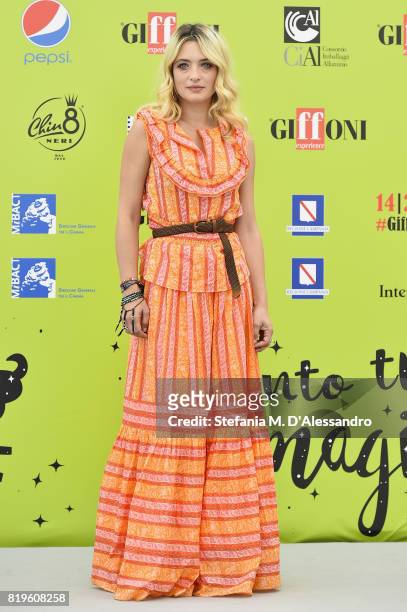 Carolina Crescentini attends Giffoni Film Festival 2017 Day 7 Photocall on July 20, 2017 in Giffoni Valle Piana, Italy.