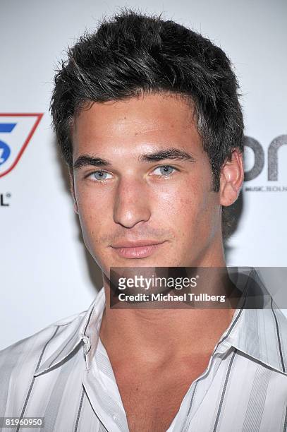 Actor Clay Adler arrives at the BPM Culture Magazine 12-Year Anniversary party, held at the Avalon nightclub on July 16, 2008 in Los Angeles,...