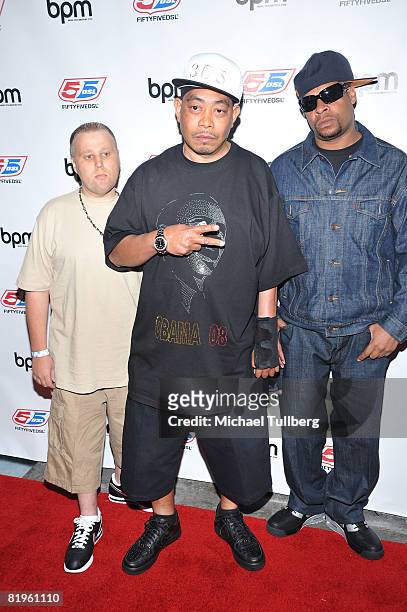 Rap group 2 Live Crew arrives at the BPM Culture Magazine 12-Year Anniversary party, held at the Avalon nightclub on July 16, 2008 in Los Angeles,...