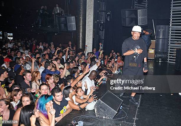 Fresh Kid Ice of the rap group 2 Live Crew performs at the BPM Culture Magazine 12-Year Anniversary party, held at the Avalon nightclub on July 16,...