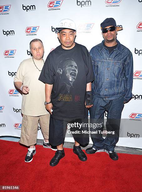 Rap group 2 Live Crew arrives at the BPM Culture Magazine 12-Year Anniversary party, held at the Avalon nightclub on July 16, 2008 in Los Angeles,...