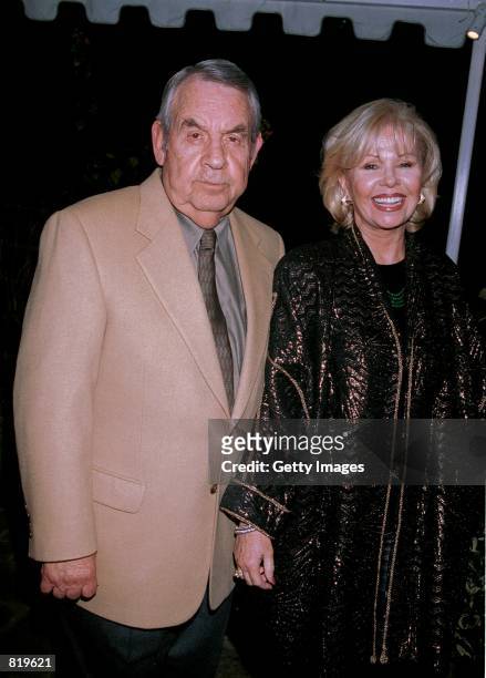 Actor Tom Bosley and his wife, Patricia Carr attend the 20th Anniversary Jimmy Stewart Relay Marathon Celebrity VIP Kickoff Cocktail Reception March...