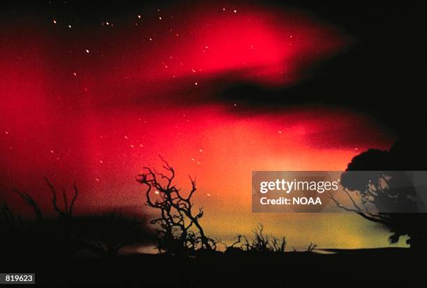 Aurora Australis, the Southern Lights as seen from South Australia as with Aurora Borealis, are displayed during strong geomagnetic events. According...