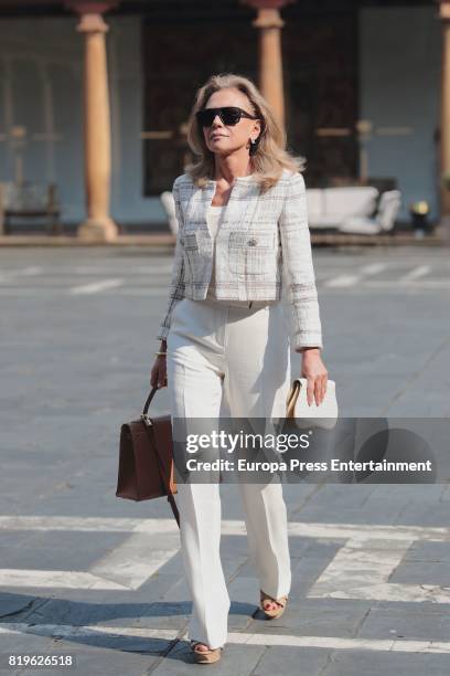 Alicia Koplowitz attends the meeting of jury members of The Princess of Asturias Award for Concord on June 20, 2017 in Oviedo, Spain.