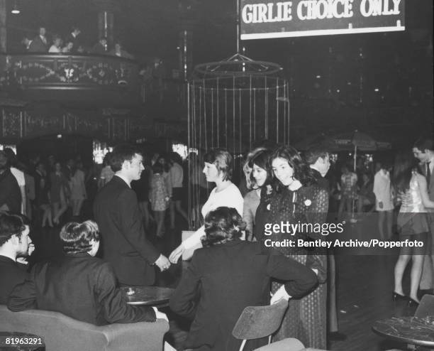 Busy night at the Hammersmith Palais night club, London, May 1970.