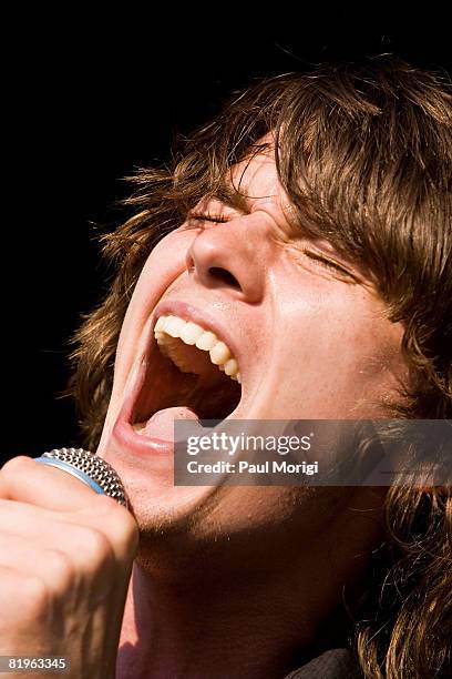 William Beckett of The Academy Is performs at the Vans Warped Tour at the Merriweather Post Pavilion on July 16, 2008 in Columbia, Maryland.