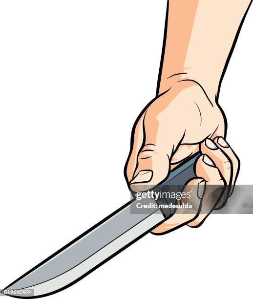 knife - gang stock illustrations