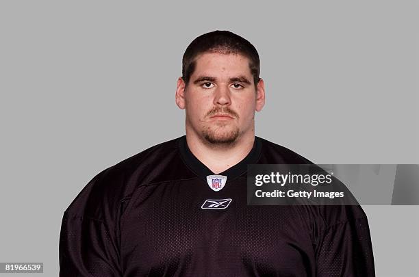 Doug Legursky of the Pittsburgh Steelers poses for his 2008 NFL headshot at photo day in Pittsburgh, Pennsylvania.