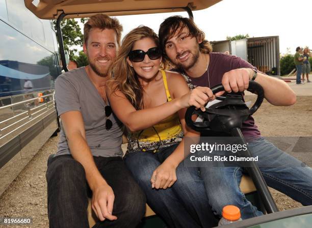 Lady Antebellum performs during the 16th. Annual Country Thunder USA - The Big Event - Presented by Miller Lite - Day 1, July 16, 2008 on Shadow Hill...