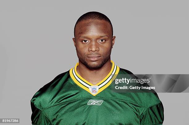 Kregg Lumpkin of the Green Bay Packers poses for his 2008 NFL headshot at photo day in Green Bay, Wisconsin.