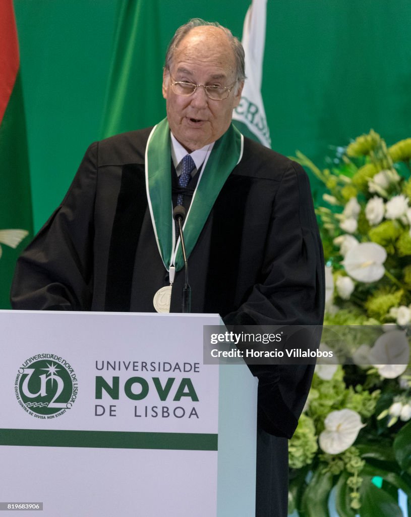 His Highness Shah Karim al-Hussaini, Prince Aga Khan, Receives Honoris Causa Doctorate From NOVA University of Lisbon