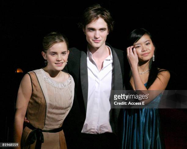 Emma Watson, Robert Pattinson and Katie Leung