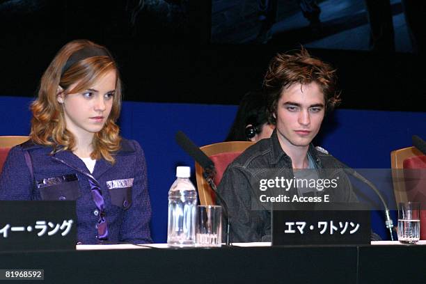 Emma Watson and Robert Pattinson