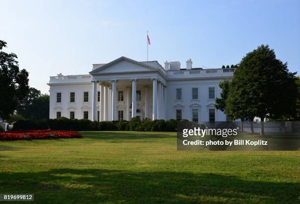 white house - south side - la casa blanca fotografías e imágenes de stock