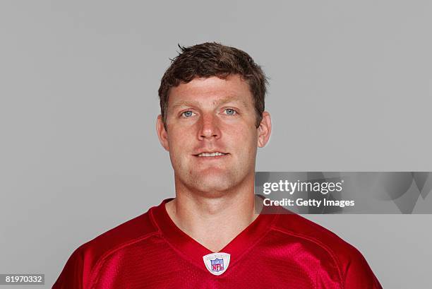 Mike Schneck of the Atlanta Falcons poses for his 2008 NFL headshot at photo day in Atlanta, Georgia.