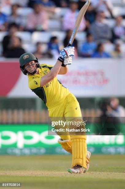 Alex Blackwell of Australia batting during the Semi-Final ICC Women's World Cup 2017 match between Australia and India at The 3aaa County Ground on...