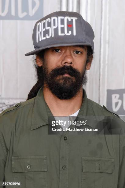 Musician Damian "Jr. Gong" Marley discusses his new album "Stony Hill" at Build Studio on July 20, 2017 in New York City.
