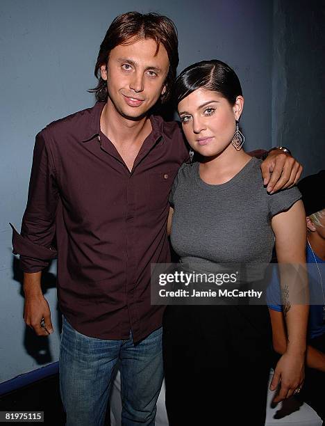 Jonathan Cheban and Kelly Osbourne attends Sephora Celebrates Ten Years Of Gorgeous at the Angel Orensanz Foundation on July 17, 2008 in New York City