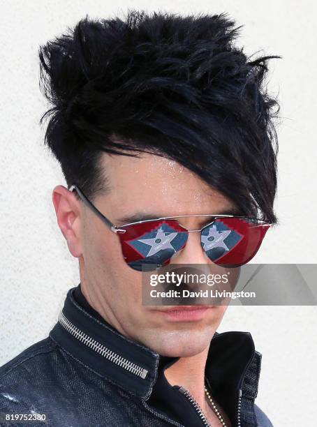 Magician Criss Angel attends his being honored with a Star on the Hollywood Walk of Fame on July 20, 2017 in Hollywood, California.