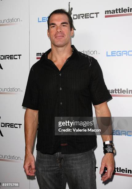 Brandon Molale attends the 2nd Annual Celebrity Bowling Night held by Matt Leinard on July 17, 2008 in Hollywood, California.
