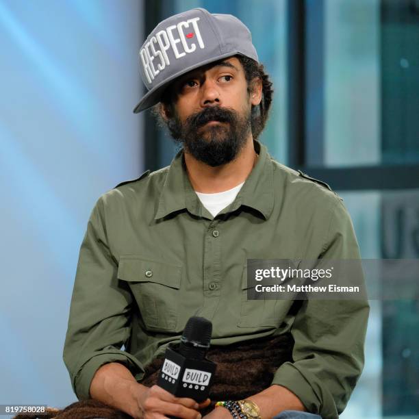 Musician Damian "Jr. Gong" Marley discusses his new album "Stony Hill" at Build Studio on July 20, 2017 in New York City.