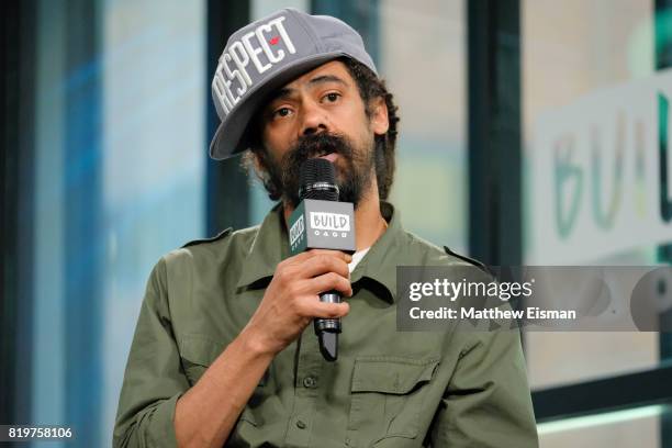 Musician Damian "Jr. Gong" Marley discusses his new album "Stony Hill" at Build Studio on July 20, 2017 in New York City.