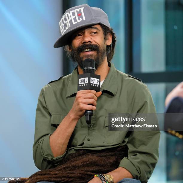 Musician Damian "Jr. Gong" Marley discusses his new album "Stony Hill" at Build Studio on July 20, 2017 in New York City.