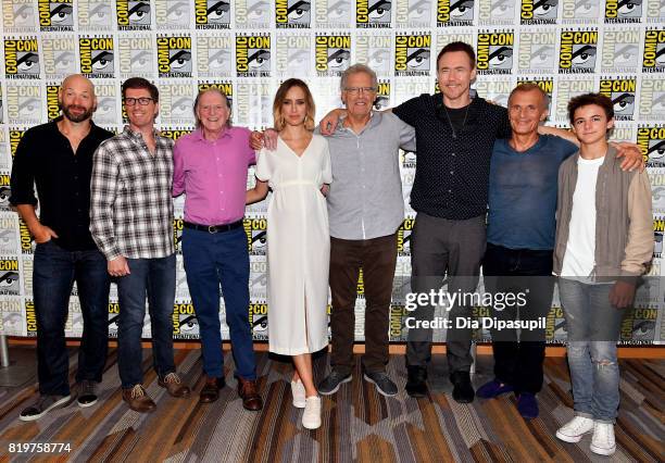 Actor Corey Stoll, writer/producer Chuck Hogan, actors David Bradley, Ruta Gedmintas, writer/producer Carlton Cuse, actors Kevin Durand, Richard...