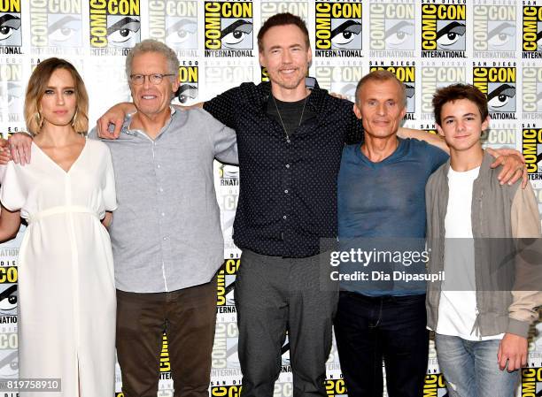 Actress Ruta Gedmintas, writer/producer Carlton Cuse, actors Kevin Durand, Richard Sammel and Max Charles at Comic-Con's 5th Annual 'Musical Anatomy...